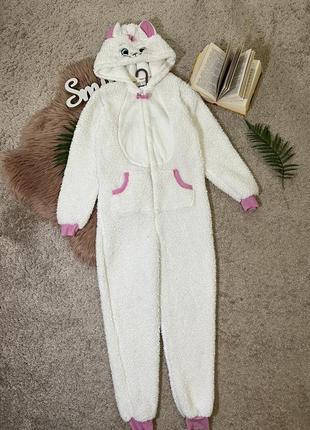 Флисовая пижама кигуруми котенка No2003 фото