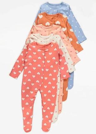 Хлопковые человечки george 0-3мес., 62см