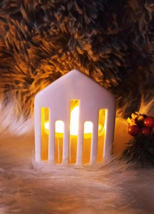2 шт стильний керамічний свічник подсвічник кераміка чацна свічка livarno home3 фото