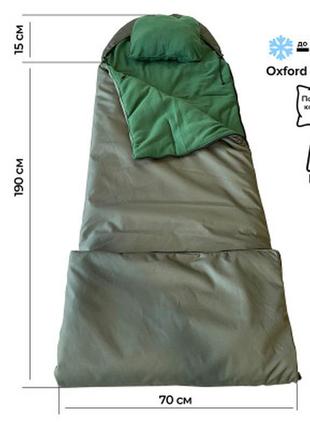 Спальный мешок sector str2 khaki зимний с подушкой (4821000005163)1 фото