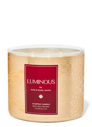 Ароматична свічка bath& body works luminous