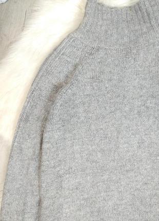 Женский свитер massimo dutti италия вязаный серый размер s2 фото