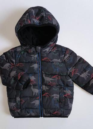 Зимняя курточка на мальчика 9-12 мес