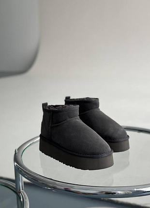 Шикарные зимние женские угги ugg, натуральная замша5 фото