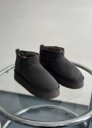Шикарные зимние женские угги ugg, натуральная замша6 фото