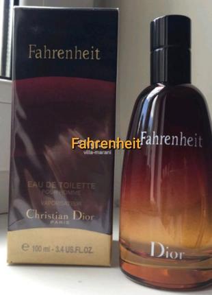 Классный аристократический аромат парфюма фаренгейт  от модного дома christian dior