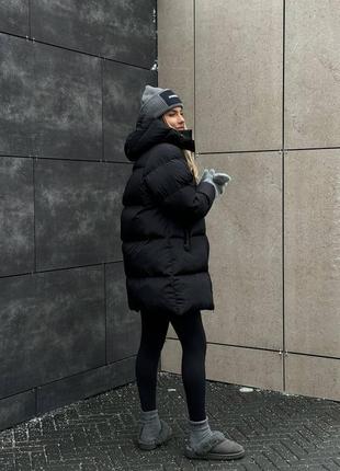 Невероятный теплый пуховик. в длине меди. базовая модель пуховика. качественная плащевка, качественная фурнитур4 фото