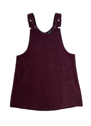 Вельветовий сарафан new look, l/xl