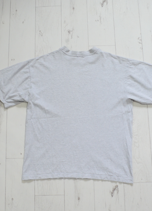 Guess jeans вінтажна футболка сіра з великим логотипом made in usa vintage rare7 фото