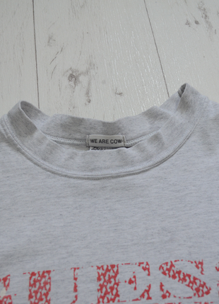 Guess jeans вінтажна футболка сіра з великим логотипом made in usa vintage rare6 фото