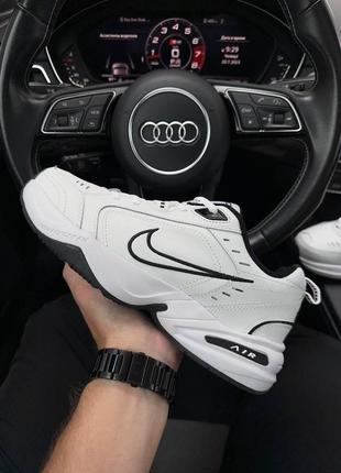 Мужские кроссовки nike air max monarch iv white black 42-44