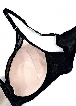 Бежевый бюстгальтер спейсер в чашке 80с. код: б13