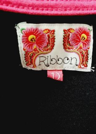Бавовняний ромпер з декором ribbon4 фото