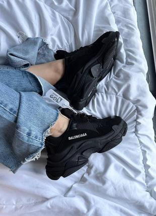 Кроссовки в стиле balenciaga tripl s black