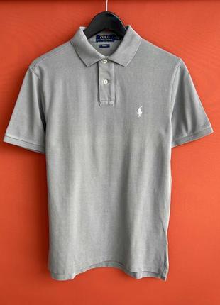 Polo ralph lauren оригинал мужская футболка с воротником поло размер m б у1 фото