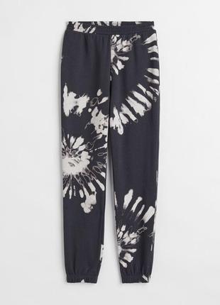12-13 р h&m новые фирменные базовые спортивные штаны джоггеры с завышенной талией треники спортивки