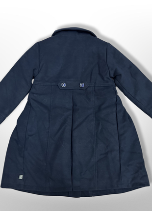 Демисезонное пальто для девочки quadrifoglio  134, 140, 152 см синее2 фото