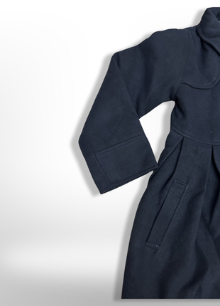Демисезонное пальто для девочки quadrifoglio  134, 140, 152 см синее3 фото