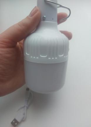 Ліхтар для кемпінгу с usb, лампа, лампочка, фонарь акумуляторний, 120 w