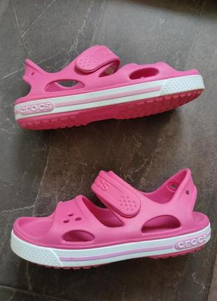 Crocs босоніжки, сандалі для дівчинки розмір j1 31-326 фото