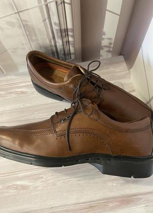 Кожаные туфли clark’s🌿 45р 4