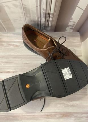 Кожаные туфли clark’s🌿 45р 5