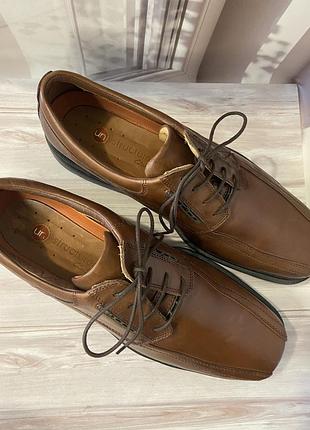 Кожаные туфли clark’s🌿 45р 7
