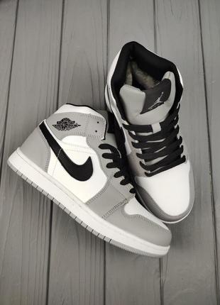 Nike air jordan 1 winter light smoke gray 7