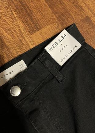 🖤 новые базовые джинсы скинни лосины рваные topshop 🖤3 фото