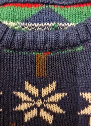 Новогодний свитер, кофта на мальчика 116-122-128 см4 фото