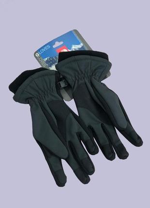 Рукавицы мужские the north face the north face gloves grey3 фото