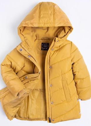 Куртка теплая для девочки 98 см 2-3 года3 фото