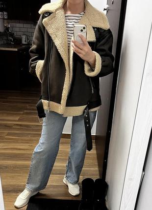 Дубленка zara