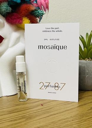 Оригинальный пробник парфюмированная вода 27 87 perfumes mosaique