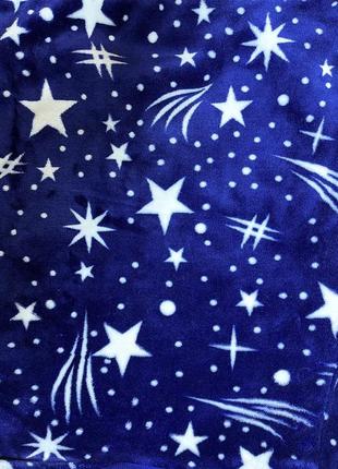 Пижама звезды космос синяя кофта + штаны8 фото