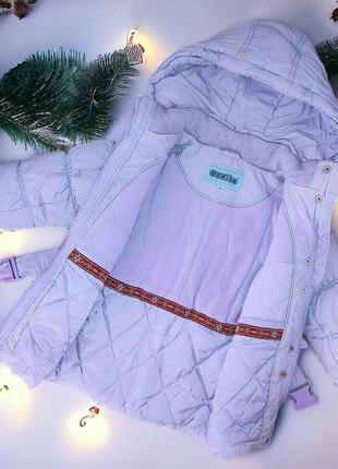 Зимова тепла куртка курточка пуховик для дівчинки 92-98р2 фото