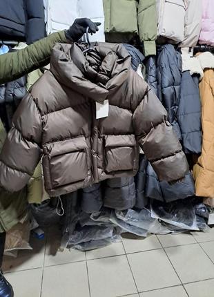 Стильна зимова куртка оверсайз пуховик пуффер