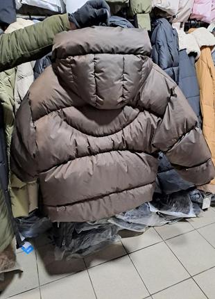 Стильна зимова куртка оверсайз пуховик пуффер