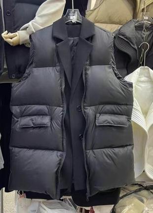 Жилет утепленин пухом
