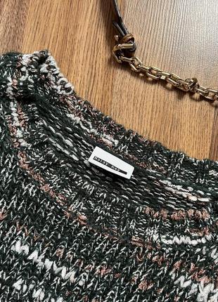 Винтажный вязаный свитер over size4 фото