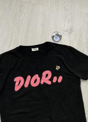 Футболка christian dior &amp; kaws