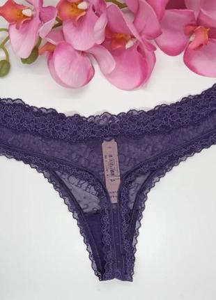 Изысканные кружевные трусики victoria’s secret2 фото