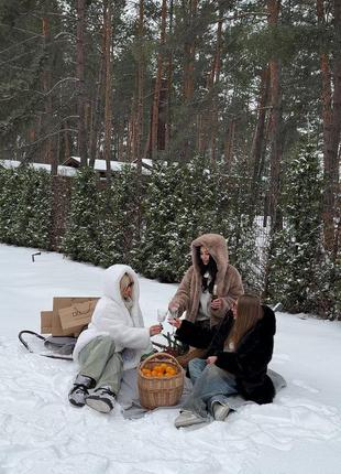 Шуба «феліче». елегантна та вишукана а також тепла і комфортна. зігріє взимку в мороз до -30. на виг5 фото