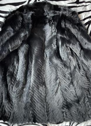 Женская шуба из натурального меха волка, размер 48-502 фото