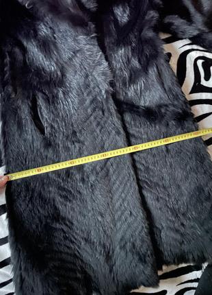 Женская шуба из натурального меха волка, размер 48-508 фото