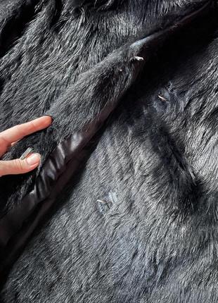 Женская шуба из натурального меха волка, размер 48-509 фото