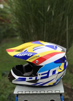 Мото шлем + очки эндуро3 фото