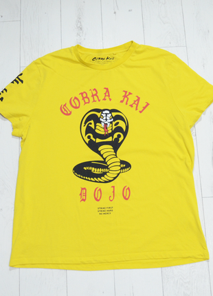 Cobra kai merch xl-l жовта футболка мерч оригінал 2021 унісекс