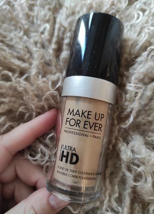 Тональна основа make up for ever ultra hd invisible cover foundation2 фото