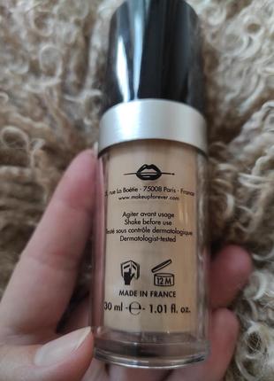 Тональна основа make up for ever ultra hd invisible cover foundation3 фото